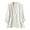 White, variant on Women's Linen Blazer Jacket Lightweight Linen Suit Jacket for Women - Casual Long Sleeve Open Front Blazer - Spring Summer Office Coat (S-XXL) (White | XXL)