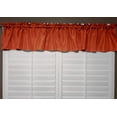 thumbnail image 2 of Faux Burlap Window Valance 58" Wide Solid Dark Orange, 2 of 2