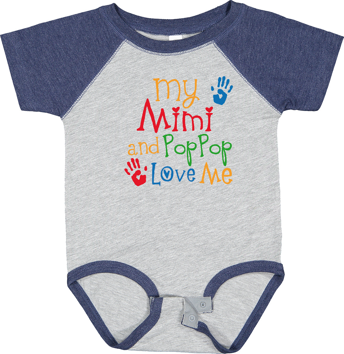 Inktastic Mimi and Poppop Love Me Boys or Girls Baby Bodysuit