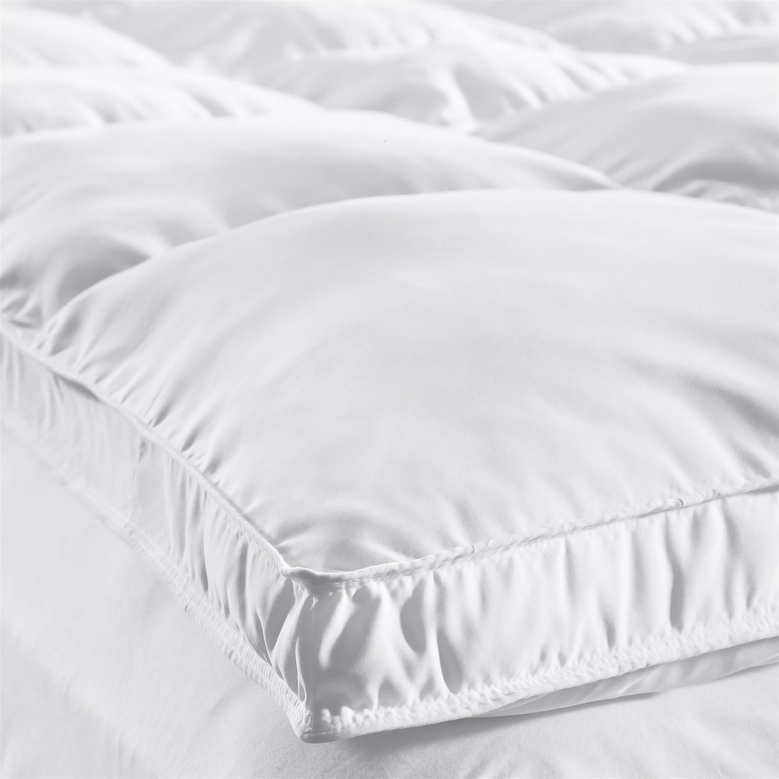 Superior Huron 2 inch Down Alternative Hypoallergenic Polyester Mattress Topper, White, Full