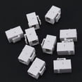 thumbnail image 2 of 100 Piezas Conector RJ45 Jack Cat6 Acoplador de Extensión Red Ethernet LAN Cat 6 Acoplador Conectores Extender Adaptador,, 2 of 9