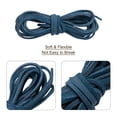 thumbnail image 3 of Uxcell 4.37 Yard 0.12" Flat Leather Cord Braiding String for DIY Crafts Dark Blue, 3 of 7