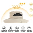 thumbnail image 5 of Sun Hats for Men/Women, Wide Brim Bucket Hat Waterproof Breathable Packable Boonie Hat for Fishing UPF 50 UV Protection, 5 of 8