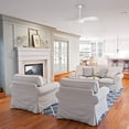 thumbnail image 5 of Prominence Home Emporia 52" White Ceiling Fan with 5 Blades, Integrated LED Light Kit, Remote & Reverse Airflow, 5 of 12