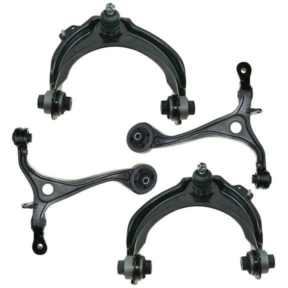 4 Pc Front Suspension Upper & Lower Control Arm with Ball Joints Passenger Driver Side