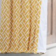 thumbnail image 6 of Martinique Yellow Printed Cotton Hotel Blackout Curtain (1 Panel), Martinique Yellow, 50W X 108L, 6 of 6