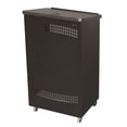 thumbnail image 2 of Datum Storage Solutions Contemporary Steel Metal Mobile Podium in Black, 2 of 2