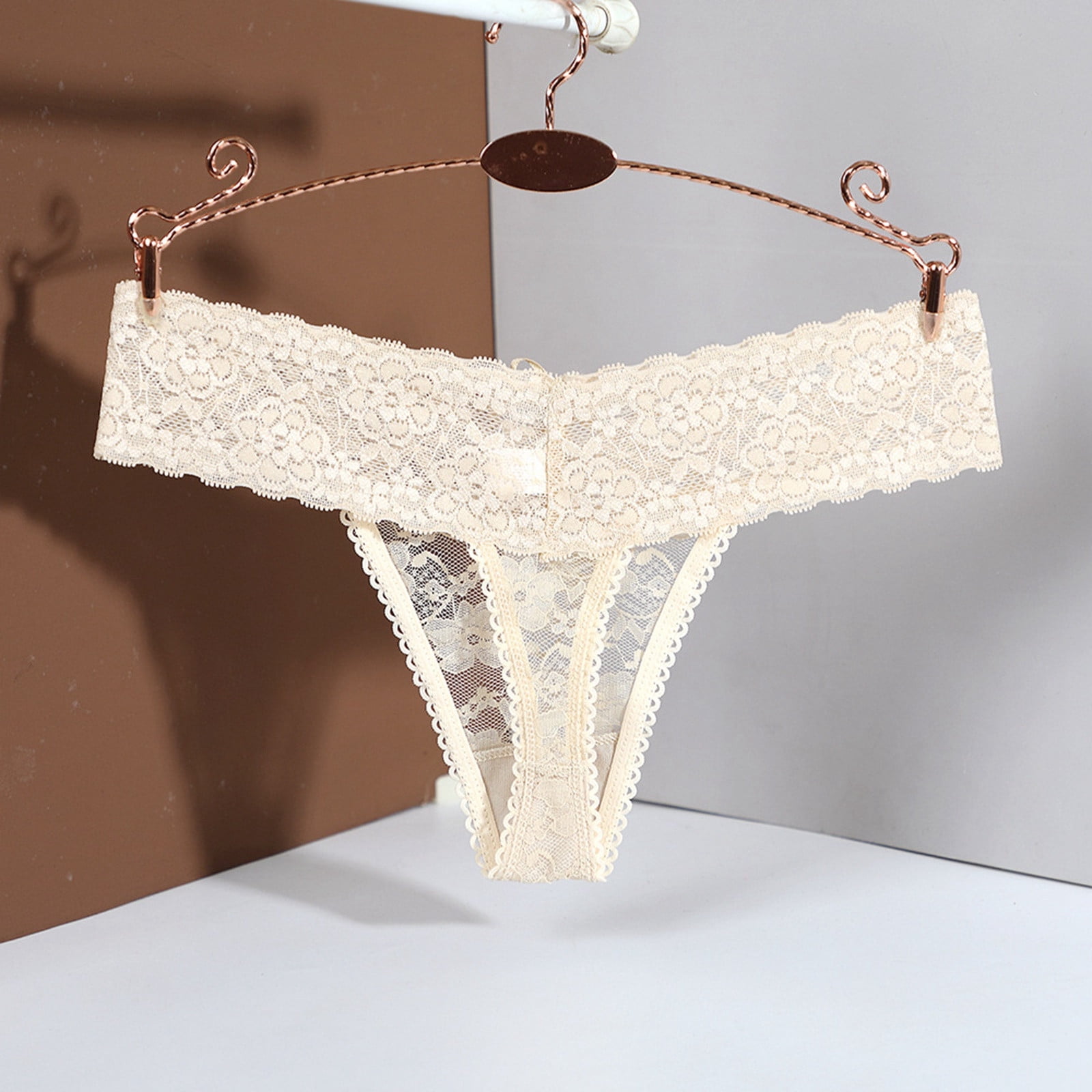 WILLBEST sous-Vêtements en Coton pour Femmes Culottes en Dentelle - Main Image