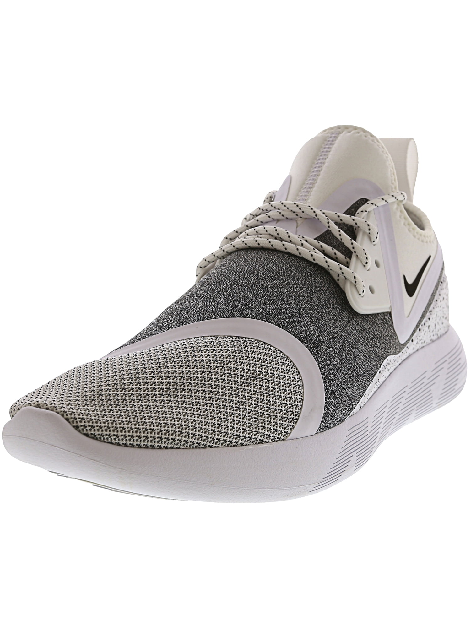 Nike - Nike Men's Lunarcharge Essential White / Black - Ankle-High Fabric Running Shoe 10.5M 