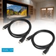 thumbnail image 4 of Ccdes Cable HDMI AM a AM, Cable convertidor Resistencia a la corrosión Reduce la presión Conductor de cobre Carcasa de hierro para cine en casa para televisores HD, 4 of 8