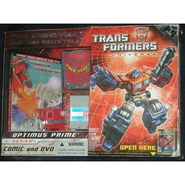 TRANSFORMERS 25TH ANNIVERSARY G1 REISSUE OPTIMUS PRIME with DVD and