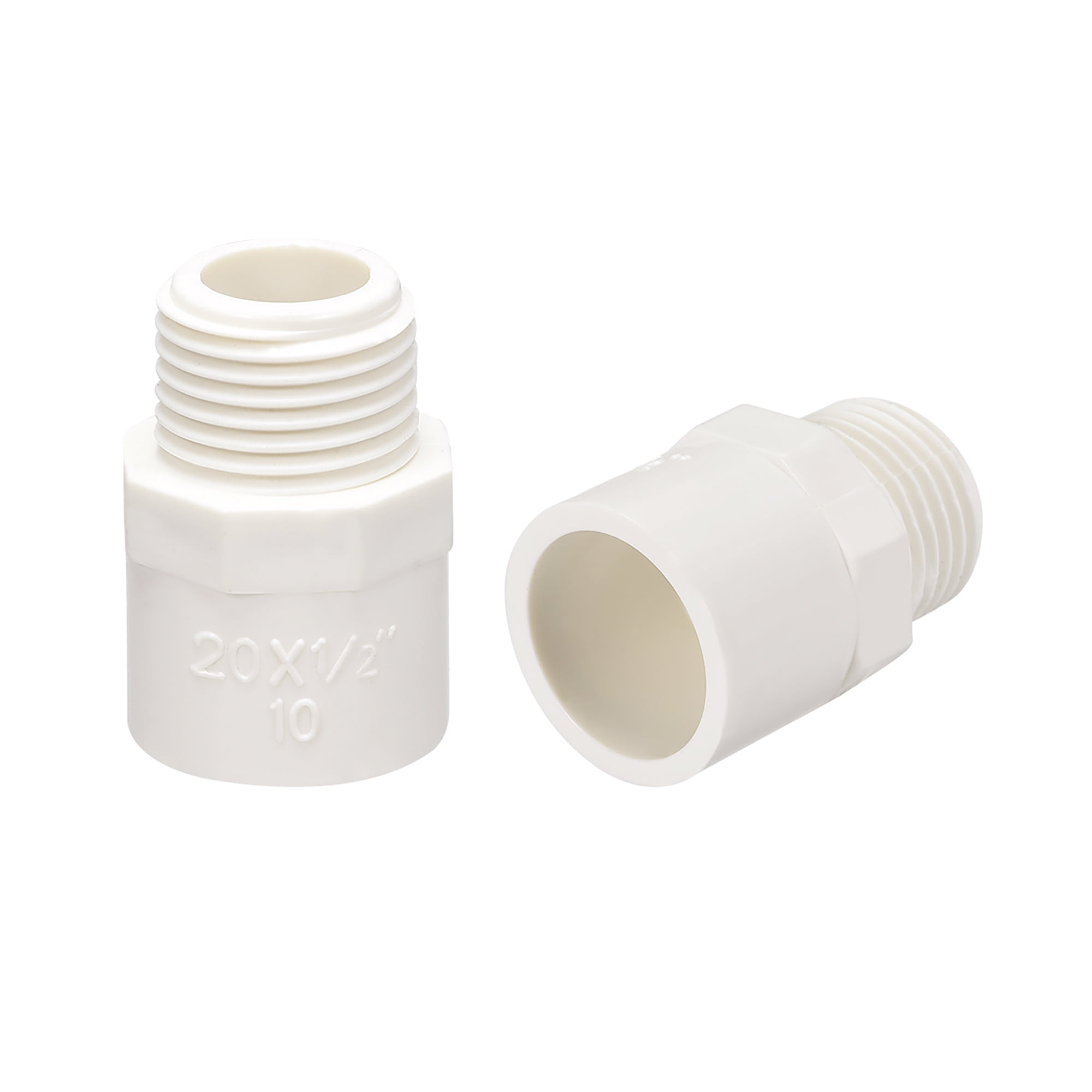 20mm Slip X G1 2 Male Thread Pvc Pipe Fitting Adapter Connector 20pcs