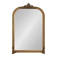 thumbnail image 6 of Kate and Laurel Hubanks Vintage Decorative Tall Arched Mirror, 24 x 38, Gold, Large Antique Statement Arch Mirror for Dresser or Mantel Home Decor Options, 6 of 8