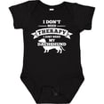 thumbnail image 3 of Inktastic No Therapy Dachshund Boys or Girls Baby Bodysuit, 3 of 5