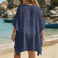 thumbnail image 6 of Women's Swimwear Cover Ups Beach Bikini Swimsuit Kimono Cardigan Cover Up Long Flowy Beachwear, 6 of 6