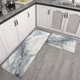 thumbnail image 3 of Kitchen Rugs and Mats Non Skid Washable Blue Gold Marble Kitchen Mat and Rug Set,Floor Cushion Waterproof Rug,Rubber Backed Area Rugs for Kitchen Laundry, 3 of 7