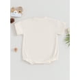 thumbnail image 4 of Bagilaanoe Newborn Baby Boy Rompers Short Sleeve Bodysuits 3M 6M 9M 12M 18M Infant Casual One Piece Short Jumpsuit, 4 of 9