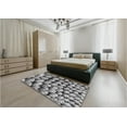 thumbnail image 4 of Ahgly Company Indoor Square Patterned Gray Cloud Gray Area Rugs, 5' Square, 4 of 6