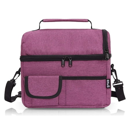 Lunch Bag 8l Insulated Box Bags For Women Men Cooler With Ykk Zip Adjule Shoulder Strap Tote
