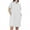 White, variant on utcoco Womens Cotton Linen Button Down Shirt Dress