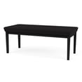 thumbnail image 2 of Amherst Steel Reception Waiting 18.5" 2 Seat Bench / Black Steel / Black, 2 of 3