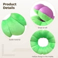 thumbnail image 3 of Stuffed Donut Pillow Sunflower Seat Cushion for Tailbone and Coccyx Pain, Hemorrhoids, Bed Sores, Pregnancy, Prostate, Surgery Recovery, Sitting Pressure Relief, for Home, Office and Car (Green), 3 of 5