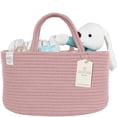 thumbnail image 1 of Organizador de pañales KiddyCare, XL, rosa (estampado floral), 1 of 6