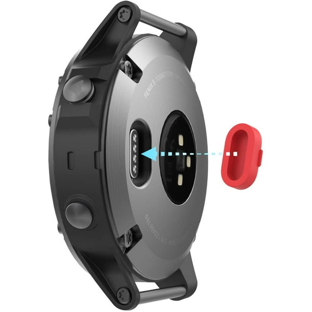 MoKo Dust Plug Compatible with Garmin Fenix 5 5S 5X 6 6S 6X 6 Pro