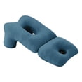 thumbnail image 2 of Almohada boca abajo, almohada para dormir boca abajo, multiusos, ergonómica, cómoda, con soporte para cuello y abertura para brazo, ideal para Azul, 2 of 8