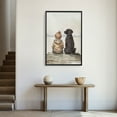 thumbnail image 3 of Eastern Print Black Labrador Poster - Boy and Dog Wall Art for Nursery or Pet Lovers, Size 16x24 UNFRAMED, 3 of 5