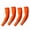 Orange, variant on Breathable Quick Dry Arm Sleeves Reflective Design Sun Protections Arm Cover