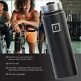 thumbnail image 2 of Botella de agua IRON °FLASK Camping & Hiking 650 ml Midnight Black, 2 of 7