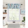 Curtain Valance for Windows Marine Life Rod Pocket Valance Window