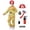 Yellow, variant on Big Girls Boys Fireman Outfits Long Sleeve Stand Collar Zipper Top And Pant Toy Accessories Campus Set For Party Stage Performance Blue 12-13 Years