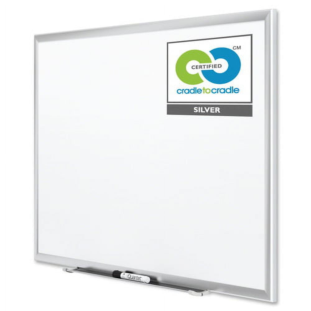Quartet Whiteboard 48" x 36" - White Porcelain Surface