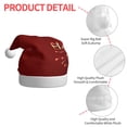 thumbnail image 4 of Balery Happy New Year 2025 Pattern Santa Hat Christmas Hat Funny Christmas Hat Christmas Knitted Beanie Hat For Men Women Adult, 4 of 6