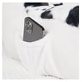 thumbnail image 5 of Extra Large Animal Printed Assembly Needed Backrest Reading Bed Rest Pillow with Arms and Pockets for Sitting in Bed Couch Sofa, Removable Cover and Filling Seprated Set, 28" x 30" x17", Cow, 5 of 8