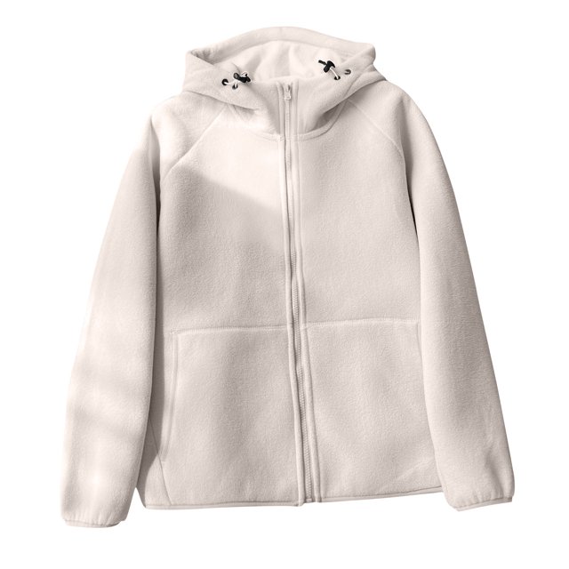 Veste pour Femmes, Veste en Molleton Décontractée à Manches Longues avec Capuchon et Fermeture Éclair, Veste en Molleton pour Femmes