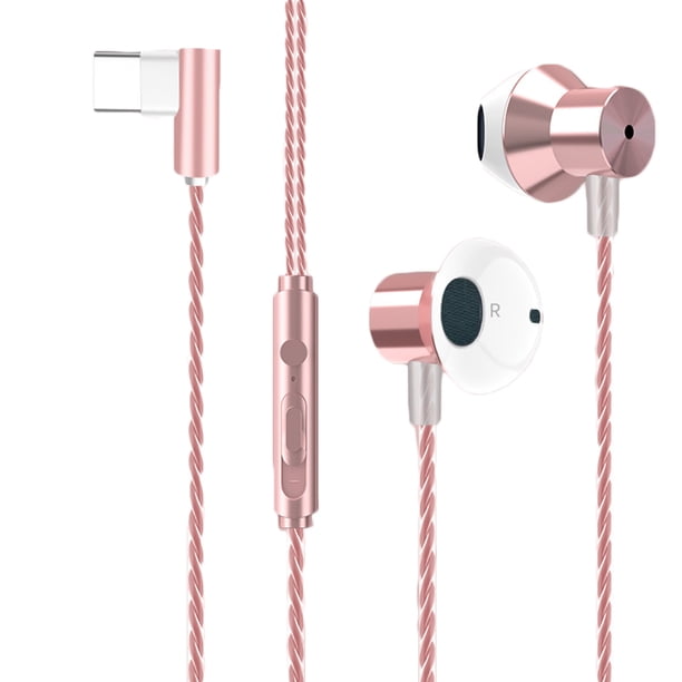 Auriculares con control de cable de teléfono móvil Tipo-c Auriculares Auriculares con cable para juegos Auriculares con cable en la oreja para teléfonos móviles Jumpingount DZ7861-04