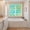 Green Blue, variant on Easter Rabbit Silhouette Kitchen Curtains Window Panels, Spring Bunny Blue Green Ombre Insulated Window Treatment Curtain, Grommet Curtains for Bedroom/Living Room/Bathroom, 2 Piece 42"Wx84"L