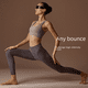 thumbnail image 3 of Pantalones de yoga Lijado desnudo Deportes De una sola pieza Cintura alta europea y americana Levantamiento de cadera Melocotón Apretado Pantalones de fitness de secado rápido para mujeres, 3 of 5