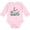 AD-Pink, variant on Inktastic Easter Bilby with Eggs and Flowers Boys or Girls Long Sleeve Baby Bodysuit