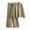 #120-Khaki, variant on Womens Winter Warm Knitted Two Piece Outfit V Neck Long Sleeve Sweater with Pockets and Elastic Waist Long Pants Casual Daily Home Wear Gift