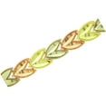 thumbnail image 2 of TRI-COLOR GOLD BRACELET - THE FANCY 15 ANOS DIAMOND CUT BRACELET - 10K, 2 of 2
