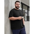 thumbnail image 4 of DARING DIVA Men's 100% Cotton Short Sleeves T-Shirt XL Black, 4 of 7