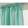thumbnail image 4 of RT Designers Collection PNN08603 Nikki Faux Silk 54 x 95 in. Rod Pocket Panel, Aqua, 4 of 4