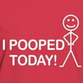 thumbnail image 3 of CafePress - I Pooped Today Women's Dark T Shirt - Women's Traditional Fit Dark T-Shirt, 3 of 4