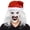 Style C, variant on Horror Clown Full Head Latex Mask, Scary Bloody Halloween Costume Prop for Adult Cosplay