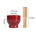 thumbnail image 2 of Mortar and Pestle Set Home Ceramic Garlic Pounding Bowl Kitchen Tools, 2 of 6