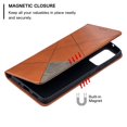 thumbnail image 3 of Dteck Case for Samsung Galaxy S20 FE (6.5 inches),Hybrid Magnetic Leather Rubber Wallet Card Holder Flip Cover Protective Shockproof Kickstand S20 FE 5G Phone Case ,Brown, 3 of 7